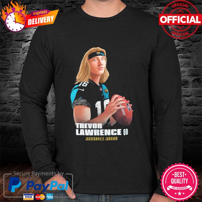 FREE shipping Number 16 Trevor Lawrence Jacksonville Jaguars shirt, Unisex  tee, hoodie, sweater, v-neck and tank top