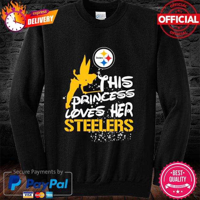 This girl loves her Pittsburgh Steelers shirt, hoodie, sweater, longsleeve  and V-neck T-shirt