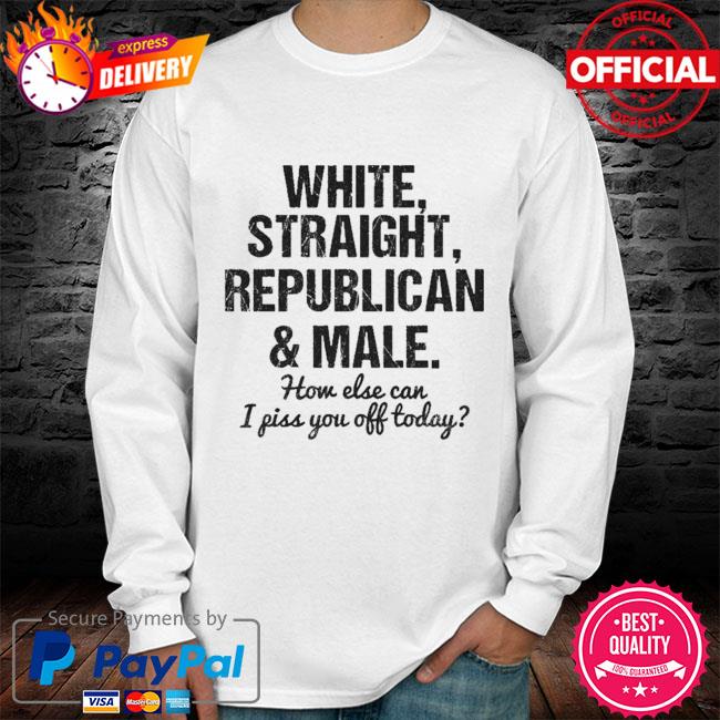 White Straight Republican and Male T-Shirt