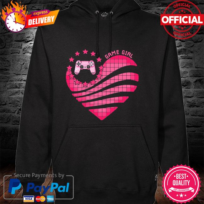 Heart game girl hoodie