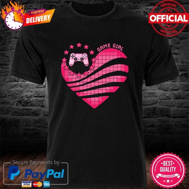 Heart game girl shirt