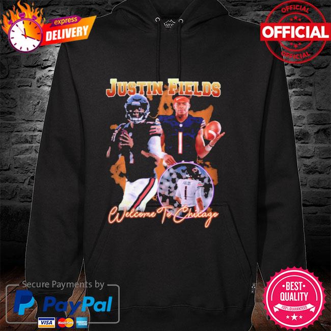 Chicago Bears Justin Fields pixel shirt, hoodie, sweater and v-neck t-shirt