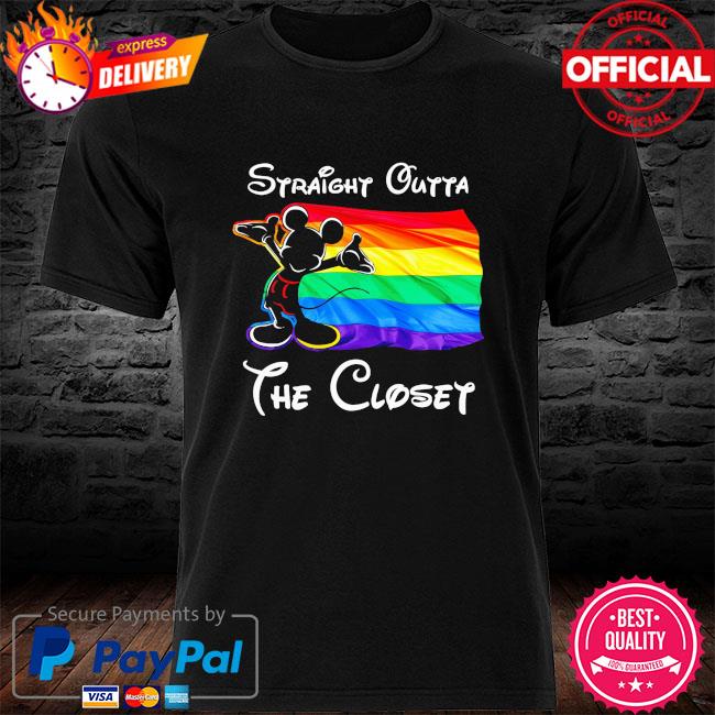 LGBT Mickey Mouse straight outta the closet shirt