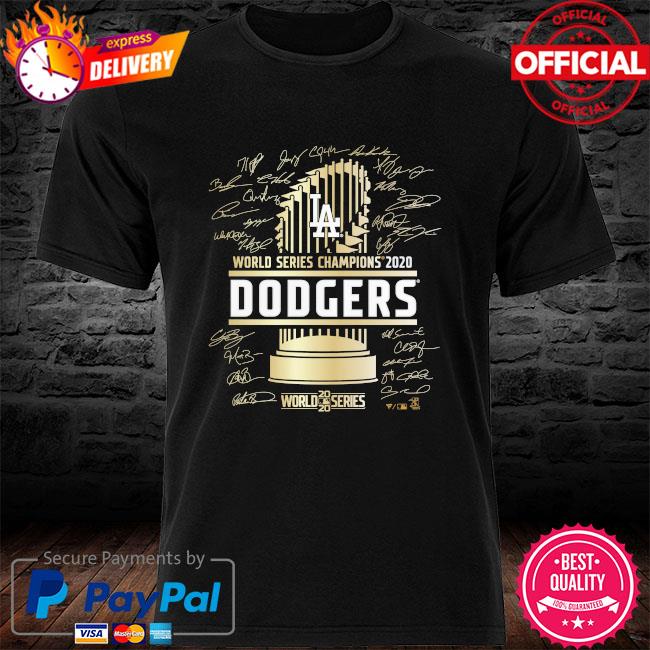 Los angeles dodgers fanatics branded 2020 world series champions t-shirt,  hoodie, sweater, long sleeve and tank top