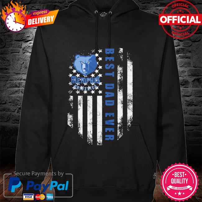 Memphis Grizzlies Best Dad Ever American Flag hoodie