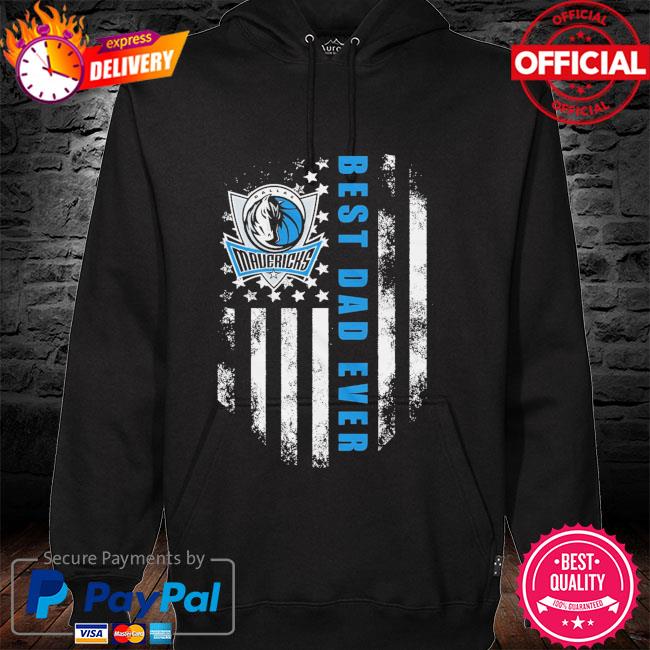 NBA Dallas Mavericks best dad ever American flag hoodie