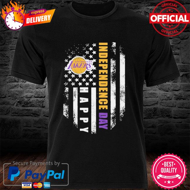 NBA Los Angeles Lakers independence day American flag shirt