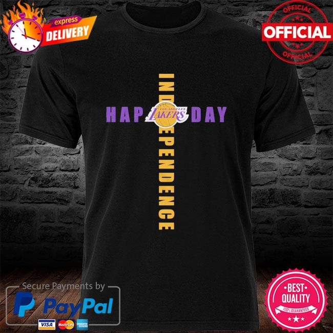 NBA Los Angeles Lakers independence happy day Jesus shirt