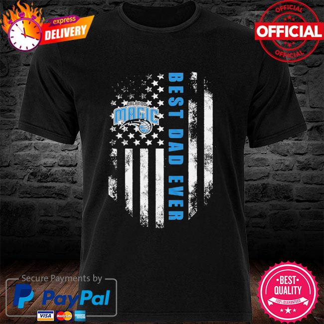 NBA Orlando Magic best dad ever American flag shirt