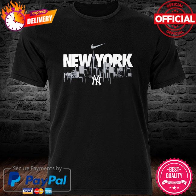 Nike New York Yankees Large Logo T-Shirt White - WHITE