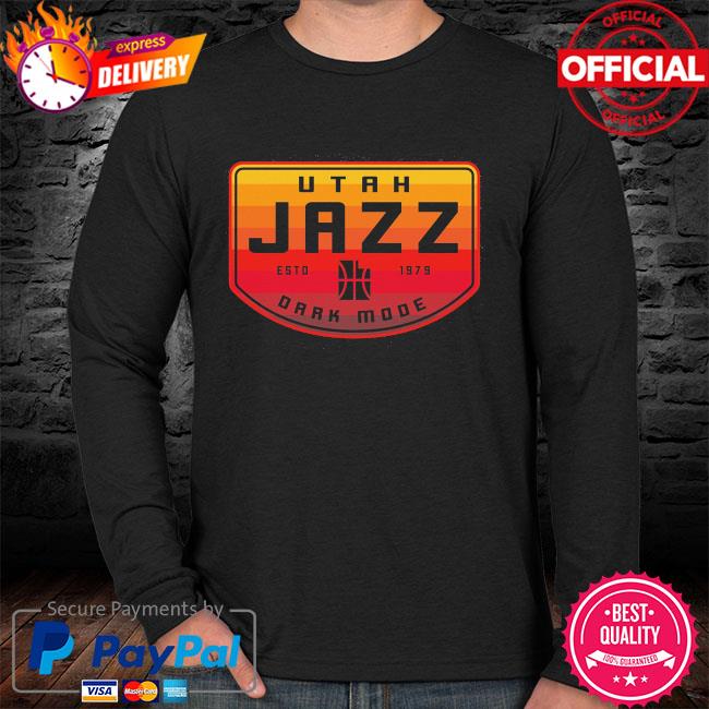 utah jazz dark mode t shirt