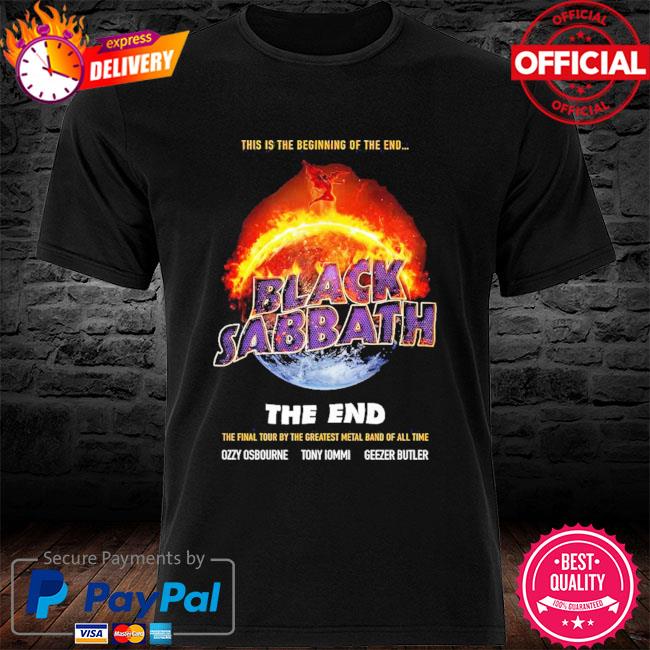 black sabbath the end t shirt