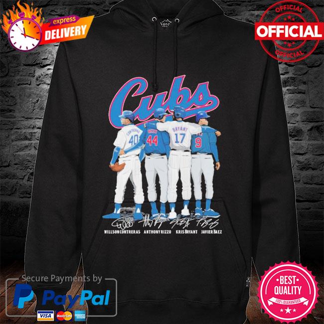 Chicago Cubs Willson Contreras Anthony Rizzo Kris Bryant Javier Baez  Signatures Shirt, hoodie, sweater, long sleeve and tank top