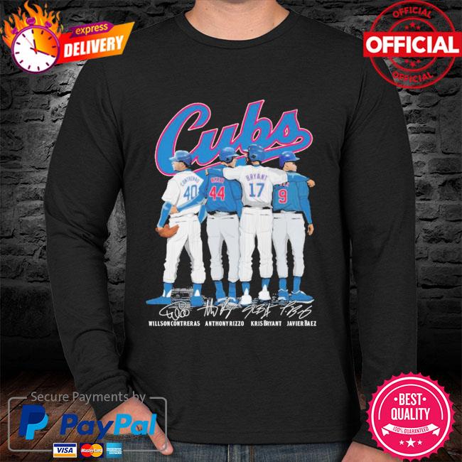 Chicago cubs baseball kris bryant javier baez willson contreras anthony  rizzo signatures shirt - Teefefe Premium ™ LLC