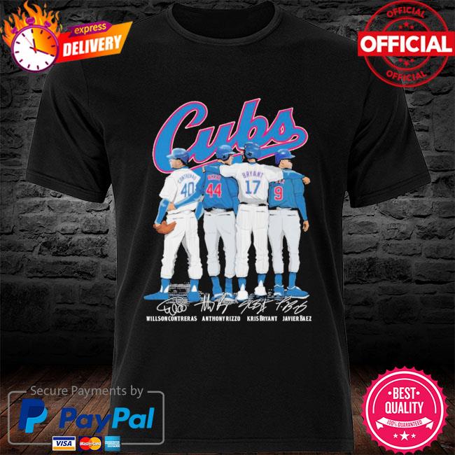 The Cubs Willson Contreras Anthony Rizzo Javier Baez Kris Bryant Abbey Road  signature shirt, hoodie, sweater, long sleeve and tank top
