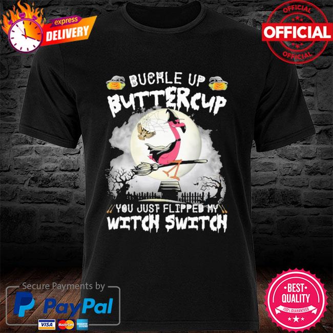 Snoopy Eagles buckle up buttercup you just flipped Halloween shirt