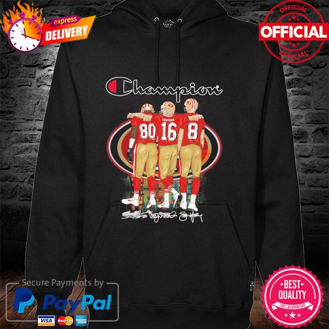 Funny San Francisco 49ers San Francisco Giants Golden State Warriors logo  Curry Montana Posey Legends of San Francisco city signatures shirt, hoodie,  longsleeve tee, sweater