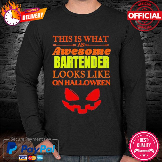 bartender halloween shirts