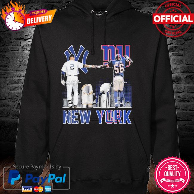 New York Sports Derek Jeter And Lawrence Taylor 2022 Signatures Shirt,  hoodie, sweater, long sleeve and tank top