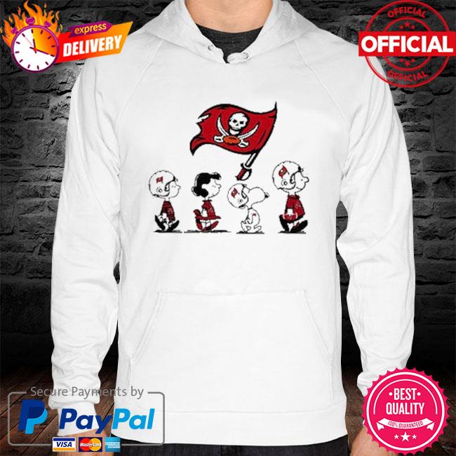 The Peanut Character Charlie Brown And Snoopy Walking Tampa Bay Buccaneers  Shirt, hoodie, sweater, long sleeve and tank top