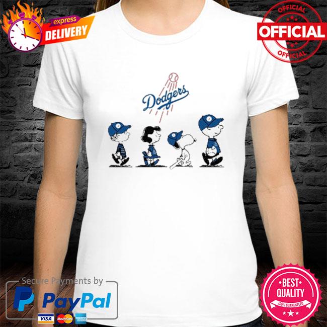 The Peanuts Character Charlie Brown And Snoopy Walking Los Angeles Dodgers  Shirt, hoodie, sweater, long sleeve and tank top
