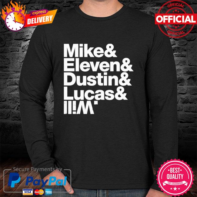 mike & lucas & dustin & eleven & will sweatshirt