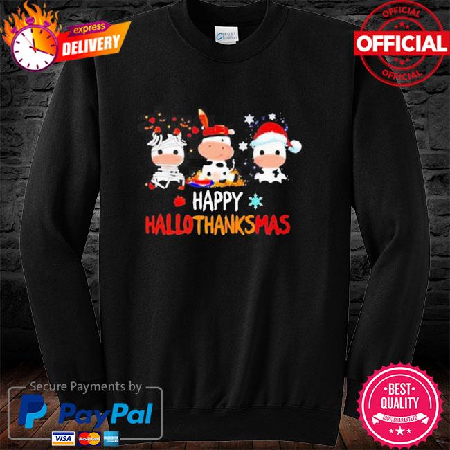 Dallas cowboys happy hallothanksmas halloween thanksgiving christmas shirt  - Teefefe Premium ™ LLC