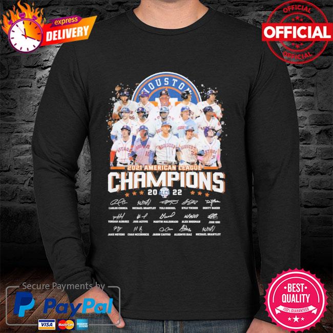 Houston Astros American League Champions 2019 signatures shirt, hoodie