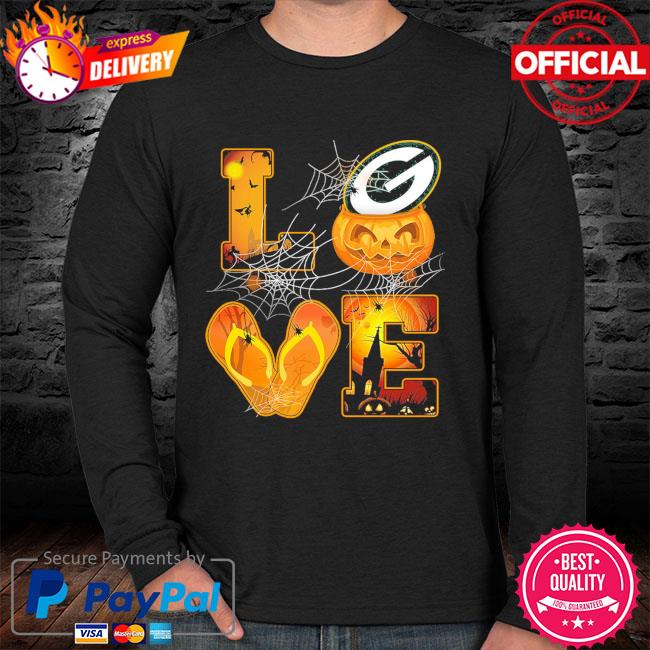 Love Pumpkin Green Bay Packers Halloween shirt, hoodie, sweater