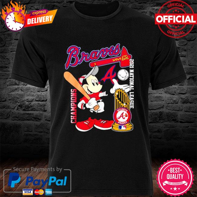 Mickey Mouse Atlanta Braves 2021 National League Champions shirt, hoodie,  sweater, long sleeve and tank top