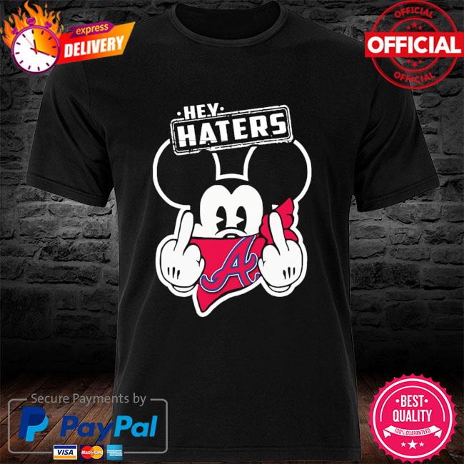 MLB Atlanta Braves Haters Gonna Hate Mickey Mouse Disney Baseball