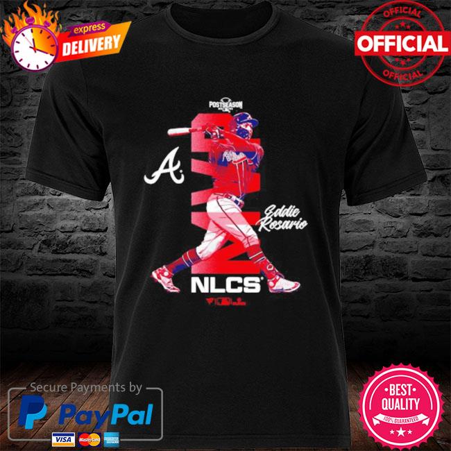 Nice 2021 Eddie Rosario Black Atlanta Braves 2021 National League Champions  MVP T-Shirt, hoodie, sweater, long sleeve and tank top