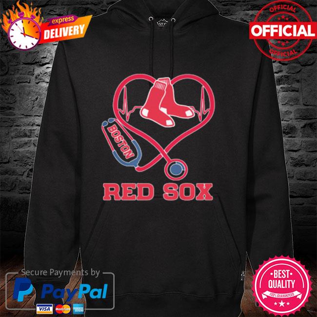 Nurse boston red sox baseball stethoscope heartbeat shirt, hoodie, sweater,  long sleeve and tank top