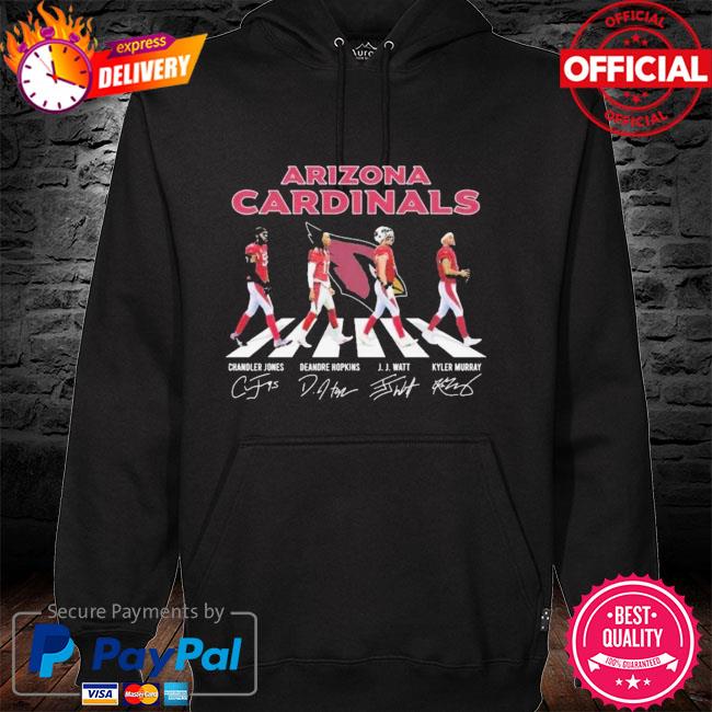 Official Arizona Cardinals Abbey Road Jj Watt Deandre Hopkins Chandler  Jones And Kyler Murray Signatures Shirt, hoodie, sweater and long sleeve