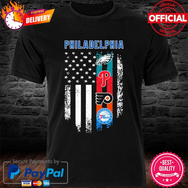 Phillies american flag clearance shirt