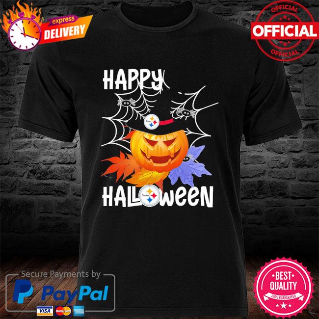 Pumpkin Witch hat Pittsburgh Steelers logo Happy Halloween shirt, hoodie,  sweater, long sleeve and tank top