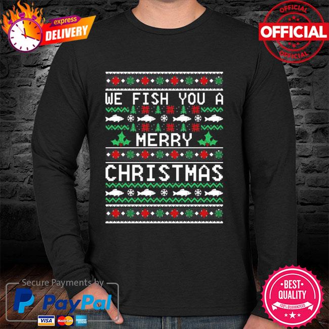 fish christmas sweater