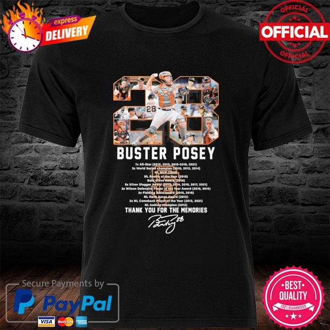 Official Buster Posey San Francisco Giants 28 Years Anniversary