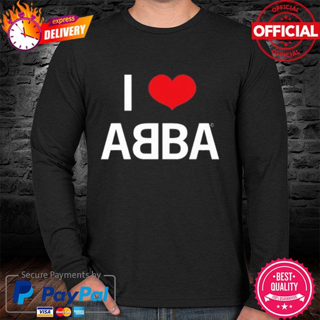 Abba I Love Abba Shirt, hoodie, sweater 