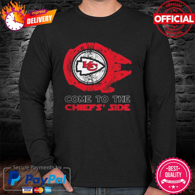 Join the Kansas City Chiefs' Side Star Wars Millennium Falcon T-Shirt, Kc  Chiefs Gifts