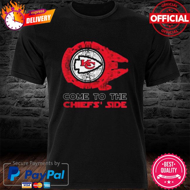 Kansas City Chiefs: The Millennium Falcon (Star Wars) T-Shirt - TeeNaviSport