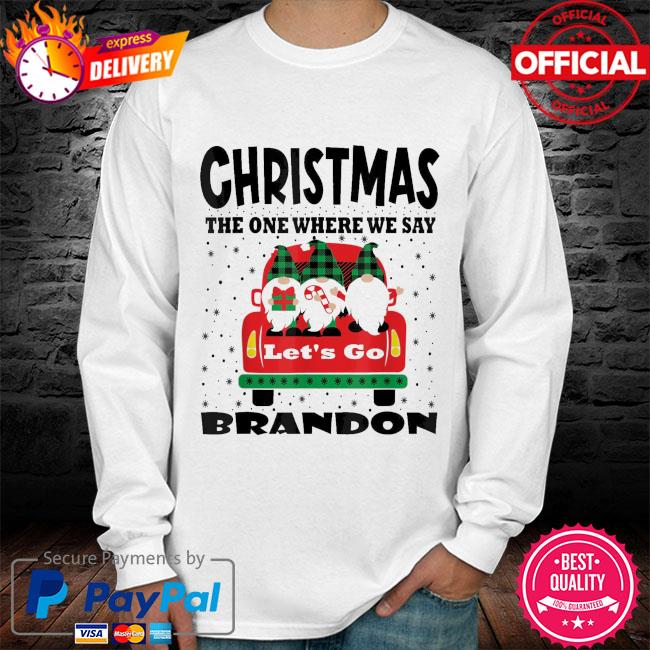 Let's Go Brandon Christmas Gnome Let's Go Brandon shirt - Kingteeshop