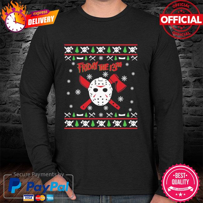 friday the 13th christmas sweater