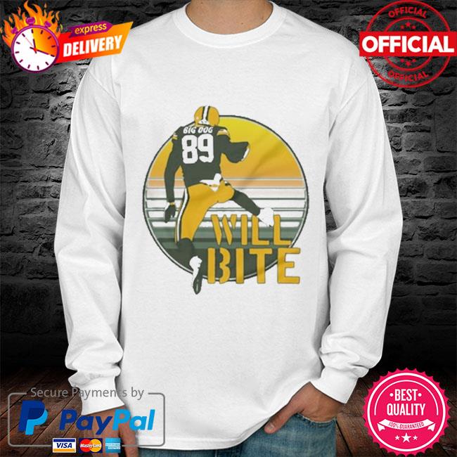 Green Bay Packers Big Dog Will Bite 89 Shirt, hoodie, sweater, long sleeve  and tank top