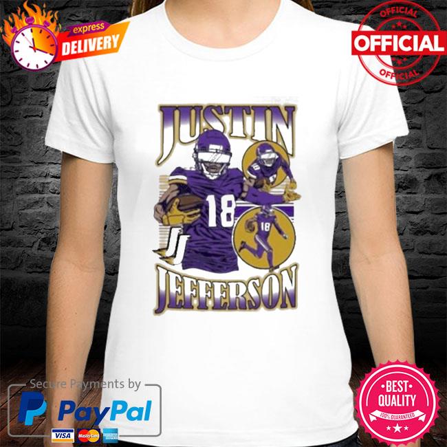 Epicjacket Justin Jefferson Football Crewneck, Justin Jefferson Sweatshirt, Football Fan, Gift Girlfriend Wife, Minnesota Football Unisex Gift F119T Men and