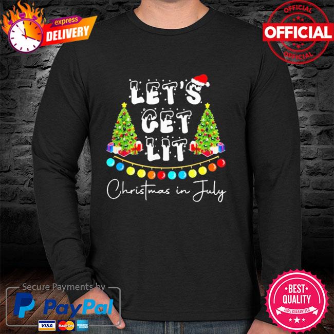 let's get lit christmas hat