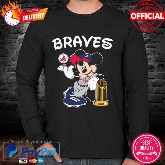 Mickey Mouse Atlanta Braves 2021 world series champions shirt