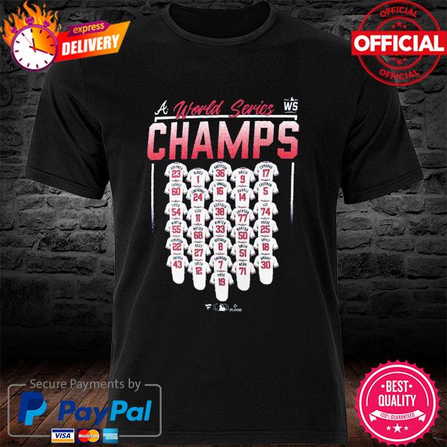 Atlanta Braves Roster Names World Series Champions 2021 Shirt, hoodie,  sweater, long sleeve and tank top