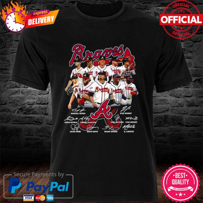 Atlanta Braves National League World Series 2021 Signatures Shirt, hoodie,  tank top, sweater and long sleeve t-shirt