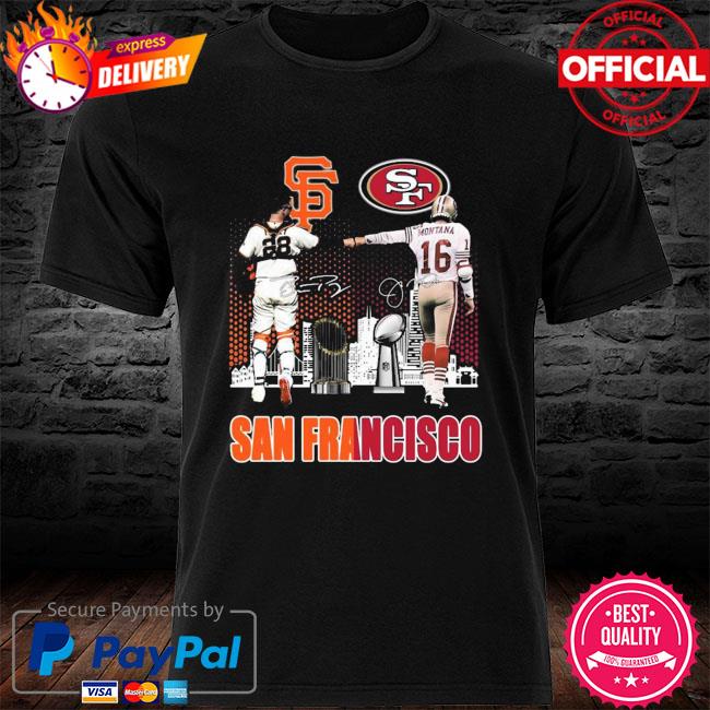 San Francisco 49ers Joe Montana San Francisco Giants Buster Posey